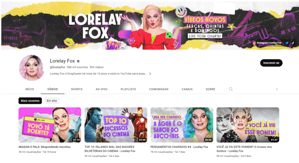 YouTube Lorelay Fox