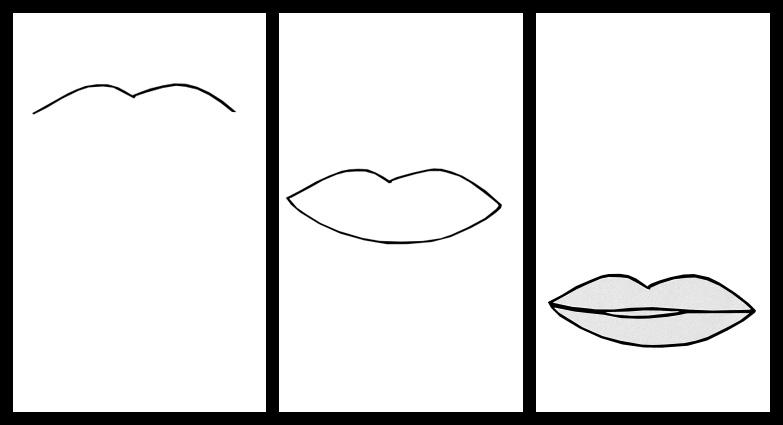 Como desenhar nariz e boca  Realistic drawings, Lips drawing